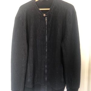 John Varvatos Collection Full Zip Sweater Jacket